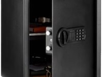 Amazon Basics Digital Safe With Electronic Keypad Locker For Home, Gross Capacity - 49L (Net - 43L ), Black