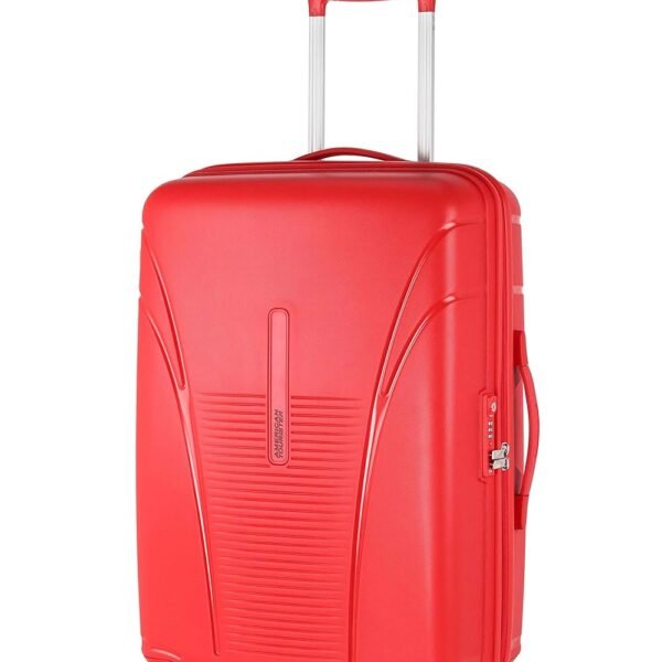 American Tourister 78 cms Polypropylene Luggage- Suitcase(FO1 (0) 00 403_Formula_Red), Check-in 28-Inch