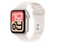 Apple Watch SE 3 GPS + Cellular 40mm Starlight Aluminium Case with Starlight Sport Band - S/M