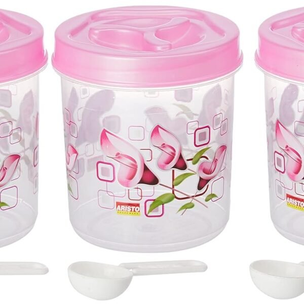 Aristo Store Queen 222 Plastic Storage Container- 500 ml (3 PCS SET)