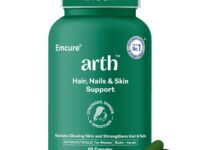 Arth Biotin Capsules For Hair Growth, Skin & Nails - 60 Veg Capsules for Men & Women | Vitamin A, B, D3, Folic Acid, Keratin Builder & Hyaluronic Acid | Supplement For Healthy Hair, Nails & Skin