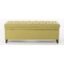 BLACK OAK Rolf 50'' Upholstered Storage Bench Sofa Settee Storage Ottoman with Storage Fabric Green