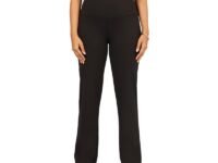 BlissClub Ultimate Straight Pants Trousers for Women with High Waist, Formal Pant for Women Office Wear with Wide Waistband