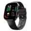 Boat Wave Sigma 3 Curv Smartwatch with 2.01” (5.33 cm) Immersive Curved Display, Metallic Finish, Functional Crown, BT Calling, Sleep, Stress, Heart Rate & SpO2 Monitoring, SOS, IP68 (Black Active)