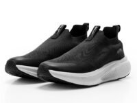 Boldfit Mens Walking Shoes, Breathable Knit Slip-On Casual Shoes with Memory Foam Insole, Thick Eva Outsole & Padded Heel Support, Lightweight, Sock-Like Fit for All-Day Comfort