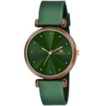 CRESTELLO Silicone Strap Analog Wrist Watch for Women (Black/Blue/Green/Brown) | CR-Ck137