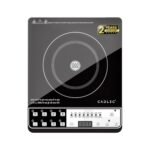 Cadlec CookFusion 2000W Induction Cooktop | 7 Cooking Modes, Auto Shut-Off, Over-Heat Protection, LED Display, BIS Approved, 2-Year Warranty | Black