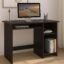 Callas Engineered Wood Computer Desk – Small Modern Writing Desk for Home Office, Bedroom, or Living Room – Sturdy & Simple Laptop Table (CB-ST-03-Black)