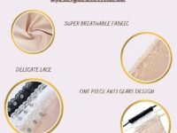 Camisole for Women Cotton Clip On Mock Lace Cami Secret Feel Confident with Cleavage Cover Up for Deep Neck Pack-of-4
