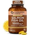 Carbamide Forte Salmon Omega 3 Fish Oil Capsules | Salmon Fish Oil Omega 3 Capsule 1000mg For Men & Women | Omega3 Fishoil Supplement For For Heart, Joints, Bones & Skin - 150 Softgels