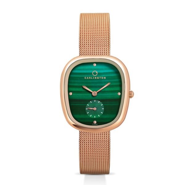Carlington Iconic 2048 Analog Watches for Women with Premium mesh Strap, Scratch-Resistant Dial, and Water-Resistant Body – Elegant Watches for Women and Girls
