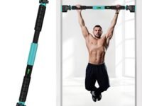 Craava Pull Up Bar Doorway for Home Workout No Screws Chin Up Bar with Locking Mechanism Max Load 200Kg Adjustable (70 to 100 CM)