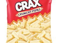 Crax Crunchy Pipes Puffs 77g/72g/73g | Crunchy Snack | Social Gatherings, Fun Snack | Crunchy Gourmet Snacks for Parties, Drinks, Tea & Coffee | 100% Vegetarian (Weight may vary)