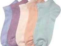 Creature Ankle Length Plain Colourful Socks For Women/Girls-Combo Free Size Pack of 5 Pairs(SCS-WS-07-P-05)