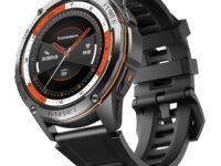 CrossBeats Armour Pro AI Premium Smart Watch for man | Latest 1.43” AMOLED Always on Display | 5 ATM Waterproof | 30-Day Battery |GPS BT Calling Smartwatch |150+ Sports Modes| BP HR SPO2|Black