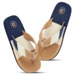 DOCTOR HEALTH SUPER SOFT Men’s Massage Flip Flops | Textured Footbed Comfortable EVA Slippers | Anti-Slip Lightweight Thong Sandals for Indoor Outdoor Casual Everyday Wear