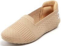 DOCTOR HEALTH SUPER SOFT Women Lightweight Knit Slip-On Runnig Shoes | Breathable Walking Sneakers | Comfortable Casual Loafers Anti-Slip Everyday Wear Shoes for Indoor Outdoor