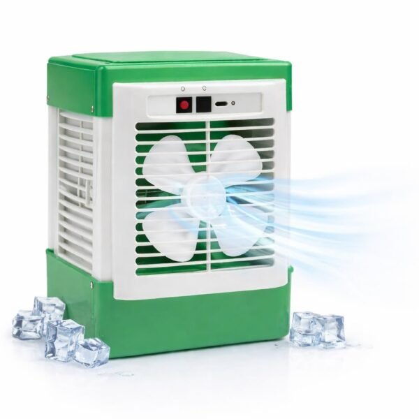 DRUMSTONE ( 2026 Brings 10 Years Warranty ) Portable Mini Air Cooler Rechargeable with 1.5L Tank, USB Powered Cooling Fan, Personal Desk Cooler for Home Office Travel, Battery Backup Cooler Fan