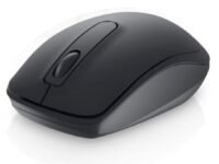 Dell WM118 Wireless Mouse, 1000DPI, 2.4 Ghz with USB Nano Receiver, Optical Tracking, 12-Months Battery Life, Plug and Play, Ambidextrous - Black