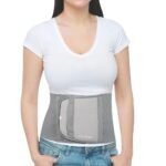Dr.Ortho Abdominal Belt for Women, Post C-Section Surgery, Maternity Waist Support After Delivery, Tummy Reduction, Belly Support Belt Grey (Large)