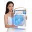 Drumstone 3-in-1 Portable Air Cooler Fan | Instant Mist Cooling with 5 Spray Ports | 600ml Leak-Proof Tank for 12H Use | 7-Color LED Night Light | USB Powered | Exclusive 5 Year Warranty