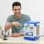 Drumstone Portable Personal Air Cooler with Adjustable Speed Control - USB Rechargeable Mini Desktop Fan for Office, Bedside, and Small Spaces - Quiet Evaporative Cooling Unit