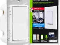 Enbrighten Z-Wave Plus Smart Switch with QuickFit and SimpleWire, In-Wall Commercial Grade 120/277 VAC, Z-Wave Hub Required, Works with Ring, SmartThings, Alexa, 700 Series, 59337