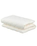 FULI Japanese Futon, Twin XL Size, White - Foldable Shikibuton Floor Bed - Medium Firm Quilted Cotton Sleeping Pad, Portable Roll-Up Japanese Floor Bed for Guests & Small Spaces
