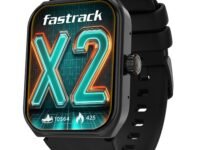 Fastrack New Limitless X2 Smart Watch, 1.91" UltraVU with Rotating Crown, 60 Hz Refresh Rate, Advanced Chipset, SingleSync BT Calling, 100+ Sports Mode & Smartwatch Faces, IP68, (Black)