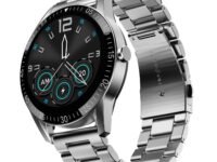 Fire-Boltt Talk Round Smart Watch 1.39″ TFT Display with Bluetooth Calling, Dual Button, Voice Assistance, SPO₂ & Heart Rate Monitor, 120+ Sports Modes, Metal Smartwatch for Men & Women - Silver