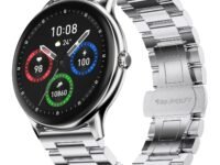 Fire‑Boltt Phoenix Pro Round Smart Watch 1.39″ Display with Bluetooth Calling,AI Voice Assistant,SpO2 & Heart Rate Monitor, 120+ Sports Modes,IP67 Waterproof Metal Smart Watch for Men & Women - Silver