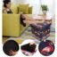 Folding Storage Ottoman Foot Rest Stool Storage Chest Padded Seat Children Toy Storage(1 Piece)