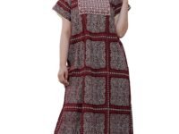 G4Girl Pure Cotton Embroidery Nighty for Women's | Night Gown | Nighty | Nightdress | Maxi | Sleepwear | Jaipuri Nighty | Nighties | Gown