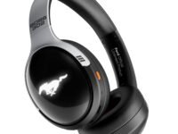 GOBOULT Mustang Thunder Bluetooth Headphones with Upto 70H Playtime, BoomX Technology, Brightness LEDs, 40mm Driver, Zen ENC Mic, BTv 5.4, Type-C Fast Charging, Over Ear Wireless Headphone with Mic