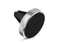 HIKER Universal Magnetic AC Air Vent Mount Car Phone Holder for Car Dashboard for Xiaomi, OnePlus, Apple & Android Smartphones and Mini Tablets (Silver)