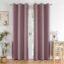 HOMEMONDE 8 Feet Curtain for Long Door - Noise Reduced and Fade Resistant Blackout Curtains, 75% Room Darkening Drapes for Living Room, Bedroom Single Pcs, (Lavender, 243 x 118 CM)