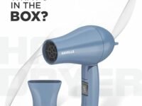 Havells 1000W Foldable Hair Dryer | 2 Heat Settings (Hot/Warm) | Heat Balance Technology | Pastel Blue | Your Perfect Blow Dry Companion For Effortless Hair Styling | HD1835