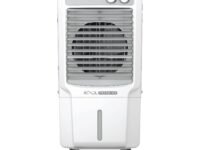 Havells KoolFresh 43 L Personal Air Cooler for Room|Powerful Air-Delivery|Dual Flow Technology|Fan & 3 Side Bacteria Shield Honeycomb Pads|Ice Chamber|Fully Collapsible Louvers|Front Wheel with Brakes