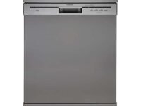 Hindware Smart Appliances Marcelo 12 Place Settings Auto-Clean Dishwasher With 6 Wash Programs & Half Load Function (DW100003) (Silver)