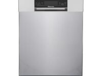 Hisense 15 Place Settings Dishwasher (H15DSS, Silver,Stainless Steel, Inbuilt Heater,Quick Wash)