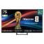 Hisense 189 cm (75 Inches) 4K QLED Mini-LED Smart TV | 900 NITS Peak Brightness | 144Hz Game Mode | Dolby Vision IQ, Dolby Atmos | 2.1 CH 40W Speakers (Built-in Subwoofer) | VIDAA OS | 75U7Q (Black)