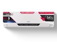 Hitachi 1.5 Ton 5 Star, New star rated, Inverter Split AC (Copper,Wi-Fi, 4 Way Swing, Hybrid Convertible, ice Clean cooling, Anti-bacterial Mesh Filter,RAS.V518PCDIBM1, White)