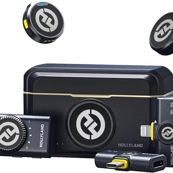 Hollyland Wireless Microphone for iPhone/Android/Camera/PC/Laptop