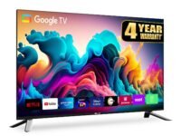 IBELL 80 cm (32 inches) Frameless Series Smart LED Google TV GTV32E (Black)
