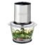 INALSA Electric Chopper for Kitchen&Meat Grinder with 1.5 Extra Large Capacity Glass Bowl|Pure Copper 500Watt Motor|2 Speed Settings|Stainless Steel Double Layer Blade|Quick Chopping (Multi Chop)