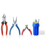 IONIX Tool Kit for Home | 1 Year Warranty | Screw Driver Kit, Combination Pliers, Nose Pliers, Wire Cutter, Includes 8-Piece Screwdriver Set (Pack of 4, Multicolor)