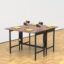Innofur Aplos Double Folding Dining Table/Study/Conference/Home and Office (Brown, Large (120X100Cm)) - Engineered Wood