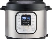 Instant Pot Duo 7-in-1 Electric Pressure Cooker, Slow Cooker, Rice, Steamer, Sauté, Yogurt Maker, Warmer & Sterilizer, Includes App With Over 800 Recipes, Stainless Steel, 6 Quart