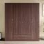 Interio by Godrej Wardrobe EWA 4-Door Engineered Wood Wardrobe for Clothes (Brown), 1-Year Warranty, 8 Shelves, 1 Drawer