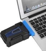 K27 Universal Notebook Fan Cooler Fan USB Air Extracting Cooling Vacuum Fan Radiator for Laptop 17 15.6 15 Inch Cooling Fan